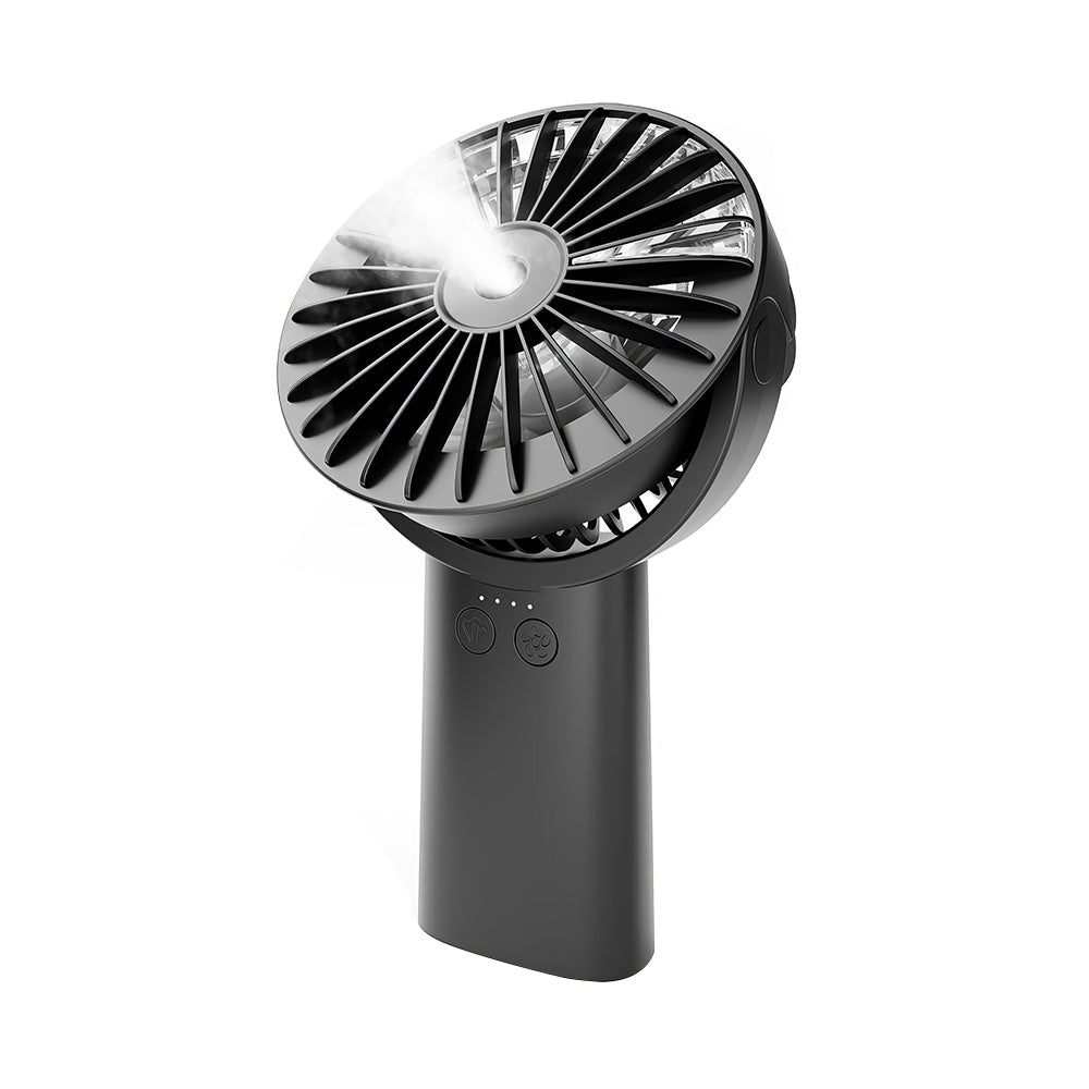 Handheld Misting Fan, 4000mAh Portable Spray Fan, 90° Rotatable