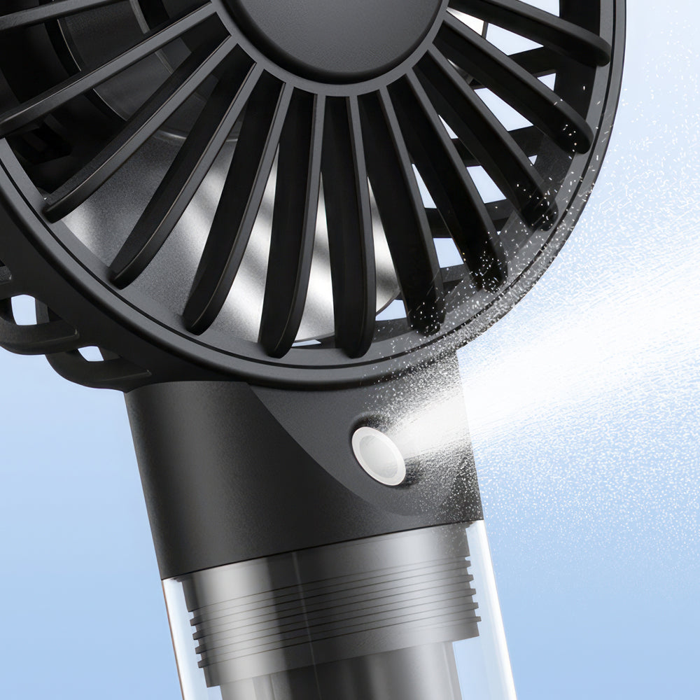 Portable Misting Fan, Rechargeable Mini Spray Fan for Travel & Home Use