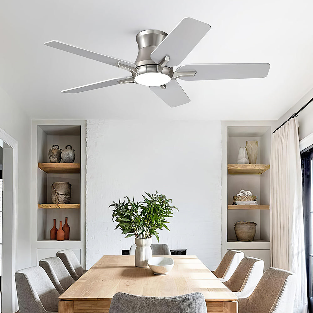 72" Ceiling Fan with Light, 9 Blades, Remote, Reversible, Indoor/Outdoor