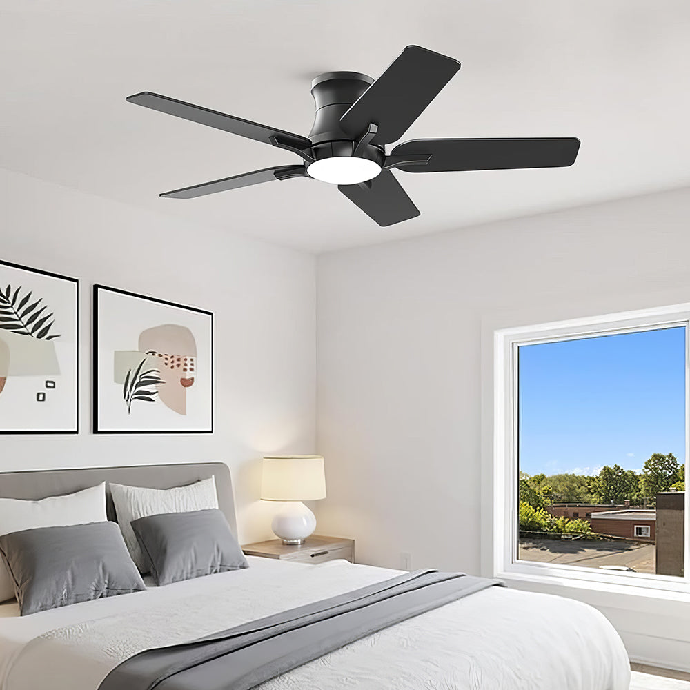 72" Ceiling Fan with Light, 9 Blades, Remote, Reversible, Indoor/Outdoor