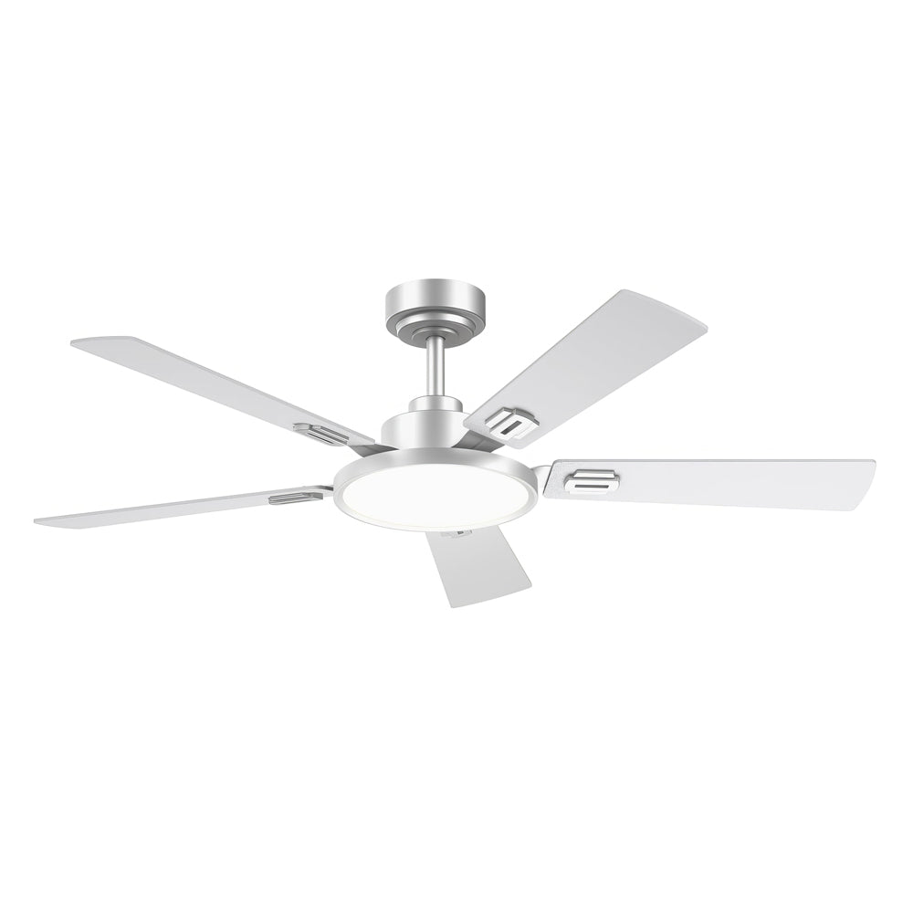 52" Ceiling Fan with Light, Remote, 3CCT, Reversible, Indoor/Outdoor