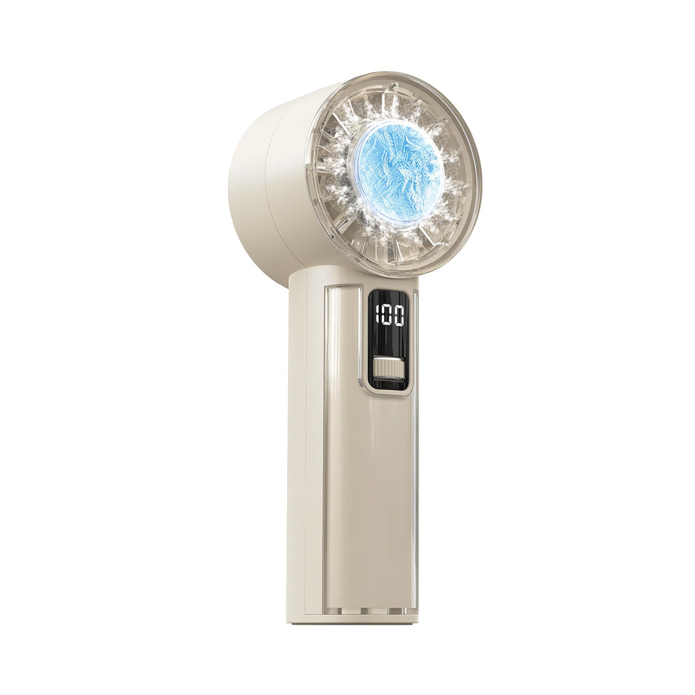 Handheld Fan with Ice Cooler, 100 Speeds, 18H Battery, USB-C Rechargeable