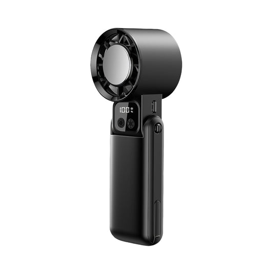 Portable Turbo Handheld Fan with Cooling Pad, 5 Speeds, 12000RPM