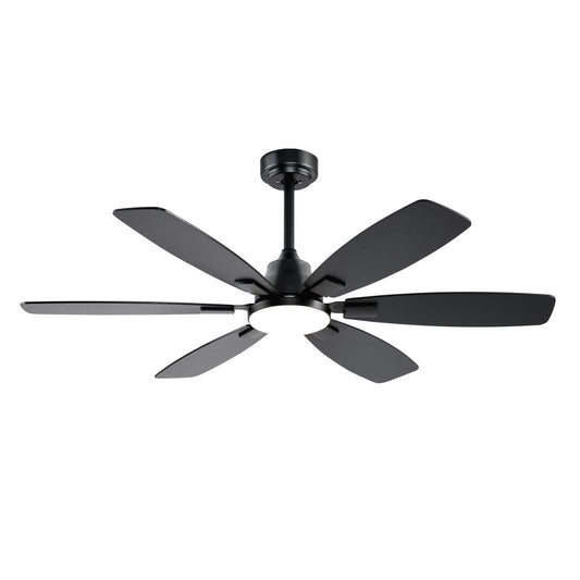 52" Ceiling Fan with Light, Remote, 6-Speed DC Motor, Indoor/Outdoor