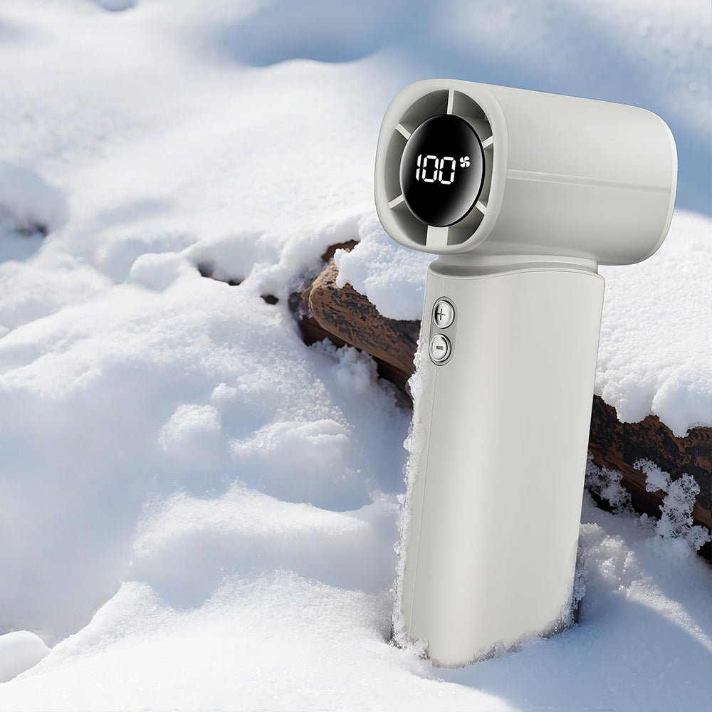 Mini Turbo Handheld Fan, 100-Speed, 30,000RPM, 6000mAh Battery
